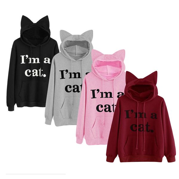 harajuku cat ear hoody sweatshirts kawaii hoodies with pocket women letter printed casual pullover long sleeve, Black
harajuku cat ear hoody sweatshirts kawaii hoodies with pocket women letter printed casual pullover long sleeve, Black