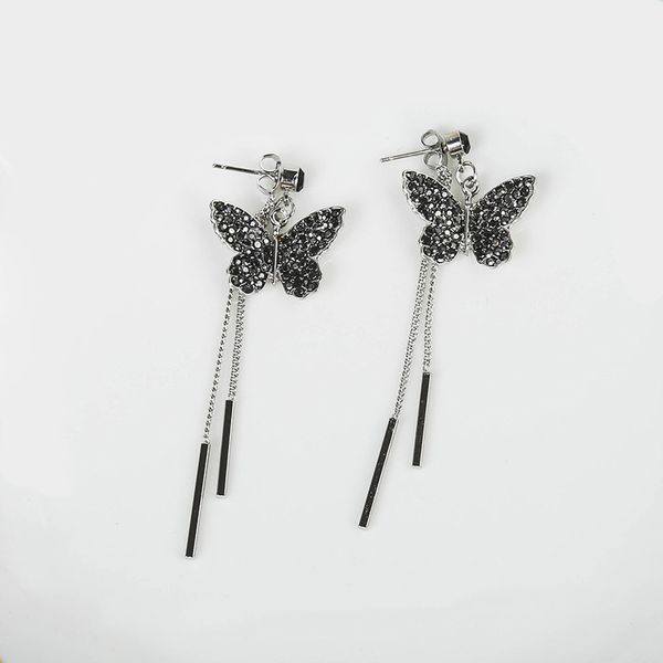 trendy tassel rhinestone butterfly long drop earring charms shape crystal dangle earrings for women jewelry friend gift meajoe, Silver
trendy tassel rhinestone butterfly long drop earring charms shape crystal dangle earrings for women jewelry friend gift meajoe, Silver