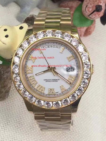 luxury 116610 wristwatches day-date 41 mm stainless steel big diamond automatic mechanical mens men's watch watches, Slivery;brown
luxury 116610 wristwatches day-date 41 mm stainless steel big diamond automatic mechanical mens men's watch watches, Slivery;brown