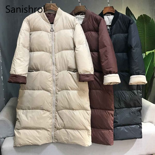 sanishroly autumn winter women long outwear casual loose warm thicken down jacket female white duck down coats plus size se680, Black
sanishroly autumn winter women long outwear casual loose warm thicken down jacket female white duck down coats plus size se680, Black