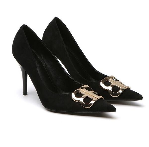 with box luxury Sexy Women Suede party wedding dress shoes Letter Buckle shallow mouth pointed fashion high heels dress shoes
with box luxury Sexy Women Suede party wedding dress shoes Letter Buckle shallow mouth pointed fashion high heels dress shoes