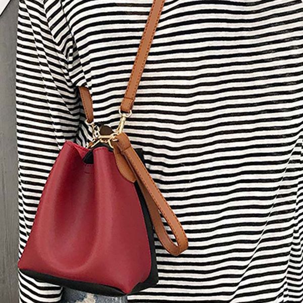 women's geometric bag bucket contrast color bucket bag large capacity handbag casual shoulder fashion sac main femme bolsos
women's geometric bag bucket contrast color bucket bag large capacity handbag casual shoulder fashion sac main femme bolsos