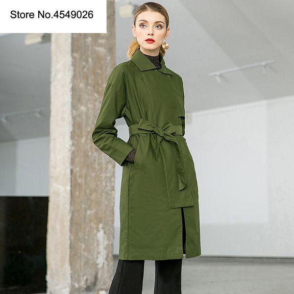 kamiying 2018 autumn clothing army green trench coat new lapel lacing medium long windbreaker lange jassen vrouwen pkhc623, Tan;black
kamiying 2018 autumn clothing army green trench coat new lapel lacing medium long windbreaker lange jassen vrouwen pkhc623, Tan;black