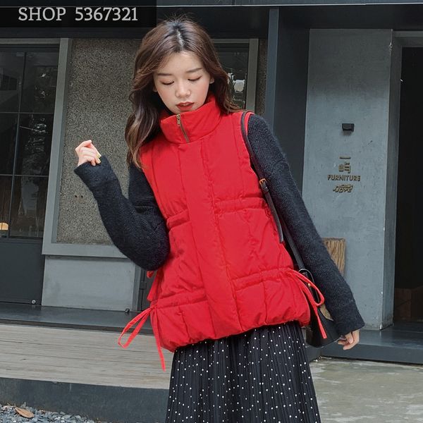 2019 down cotton vest woman easy short fund waistcoat sleeveless vest cotton loose coat woman, Black
2019 down cotton vest woman easy short fund waistcoat sleeveless vest cotton loose coat woman, Black