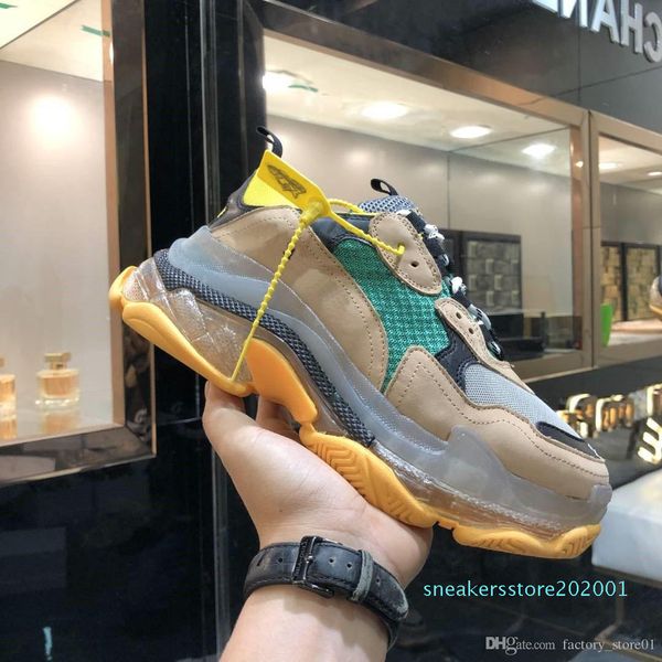 paris green crystal bottom triple-s leisure shoes luxury dad shoes platform triple s sneakers men women chaussures old grandpa trainer s01, Black
paris green crystal bottom triple-s leisure shoes luxury dad shoes platform triple s sneakers men women chaussures old grandpa trainer s01, Black