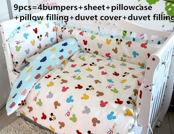 promotion 6/7/9pcs cartoon 100% cotton crib bumper baby cot sets baby bed bumper juegos de sabanas ,120*60/120*70cm
promotion 6/7/9pcs cartoon 100% cotton crib bumper baby cot sets baby bed bumper juegos de sabanas ,120*60/120*70cm