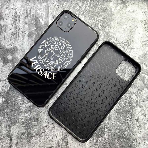 designer phone case for 2019 new iphone 11/11pro/11pro max fashion black tempered glass protective rear cover luxury anti-fall case
designer phone case for 2019 new iphone 11/11pro/11pro max fashion black tempered glass protective rear cover luxury anti-fall case