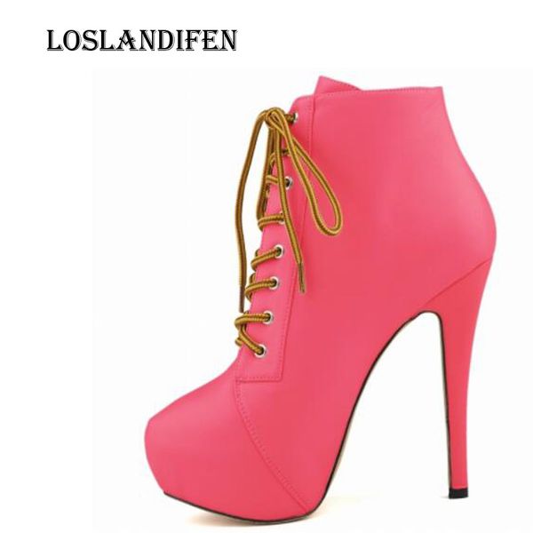 loslandifen women fashion round toe lace up candy color office high heel boots shoes plus size 35-42 ladies martin boots, Black
loslandifen women fashion round toe lace up candy color office high heel boots shoes plus size 35-42 ladies martin boots, Black