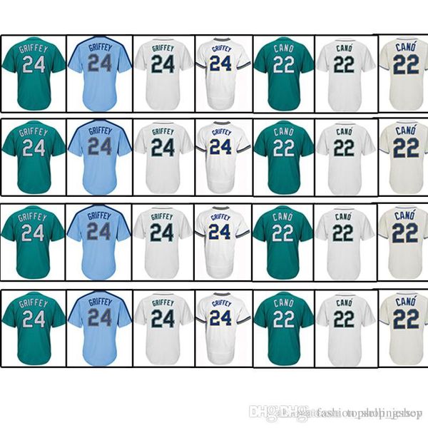 Seattle 22 Robinson Cano Mariners jersey 24 ken jr men cool base Retro Baseball Jersey Embroidery Logos
Seattle 22 Robinson Cano Mariners jersey 24 ken jr men cool base Retro Baseball Jersey Embroidery Logos