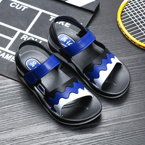 new summer boys sandals for children beach shoes sport soft anti-slip fashion casual pvc leather flat kids sandals toddler 24-35, Black;red
new summer boys sandals for children beach shoes sport soft anti-slip fashion casual pvc leather flat kids sandals toddler 24-35, Black;red