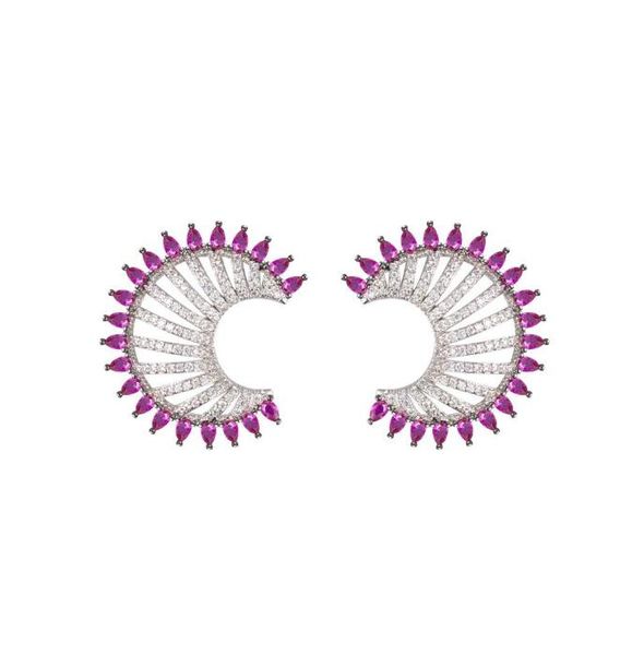accking pink earring cubic zirconia circle hoop earrings women's fashion jewelry cobre cz brinco cepbtn, Golden;silver
accking pink earring cubic zirconia circle hoop earrings women's fashion jewelry cobre cz brinco cepbtn, Golden;silver