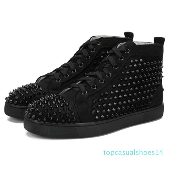 brand designer luxury mens red bottoms shoes studded spikes womens spike shoes party lovers fashion genuine leather platform sneakers t14, Black
brand designer luxury mens red bottoms shoes studded spikes womens spike shoes party lovers fashion genuine leather platform sneakers t14, Black