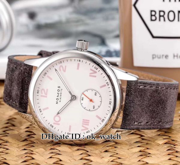 40mm new nomos glashutte 708 club campus watch silver case white dial mens automatic watch leather strap gents watches, Slivery;brown
40mm new nomos glashutte 708 club campus watch silver case white dial mens automatic watch leather strap gents watches, Slivery;brown