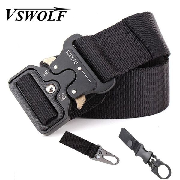 125 135cm nylon belt tactical belt army men heavy duty waist support metal buckle hunting accessories, Black;brown
125 135cm nylon belt tactical belt army men heavy duty waist support metal buckle hunting accessories, Black;brown