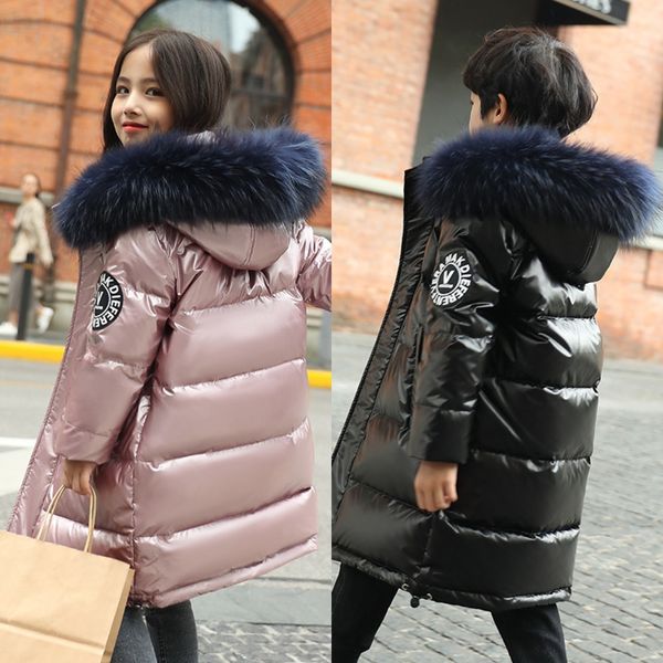 down jacket medium and long 2019 winter down jacket coat boys' children's big fur collar children's wear parent-child coat, Blue;gray
down jacket medium and long 2019 winter down jacket coat boys' children's big fur collar children's wear parent-child coat, Blue;gray