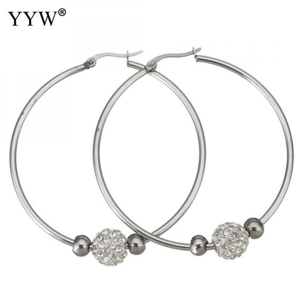 53x56mm stainless steel hoop earring with clay pave for woman with rhinestone original color big round hoop earrings for women, Golden
53x56mm stainless steel hoop earring with clay pave for woman with rhinestone original color big round hoop earrings for women, Golden