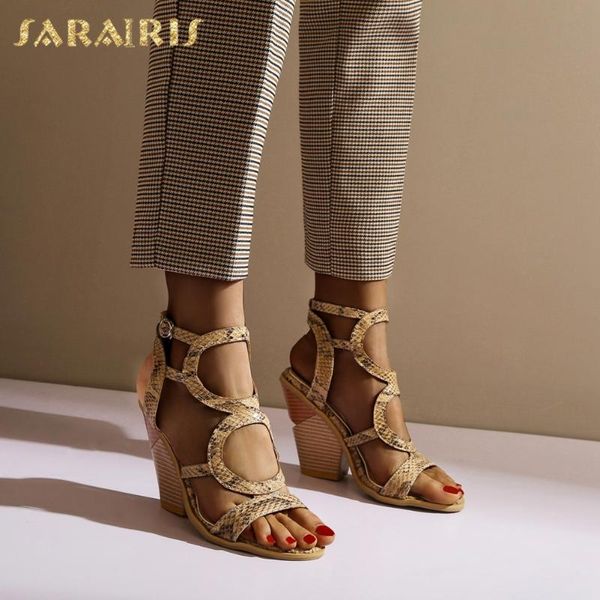 sarairis 2020 new fashion peep toe summer shoes woman sandals female wedge high heels buckle strap concise sandals women shoes, Black
sarairis 2020 new fashion peep toe summer shoes woman sandals female wedge high heels buckle strap concise sandals women shoes, Black