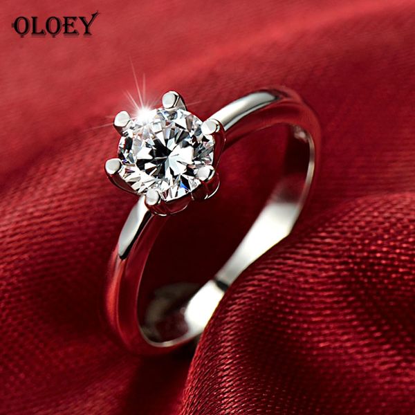 oloey 100% genuine 925 sterling silver rings for women ladies europe shining 1 zircon ring wedding promise jewelry ymr971, Golden;silver
oloey 100% genuine 925 sterling silver rings for women ladies europe shining 1 zircon ring wedding promise jewelry ymr971, Golden;silver