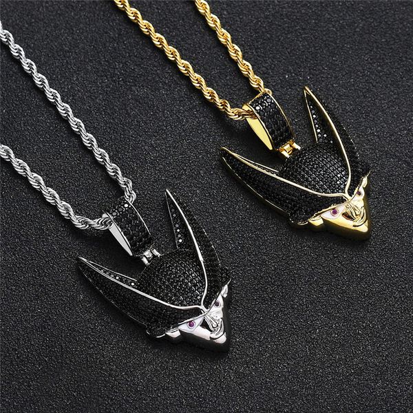 18k gold plated anime character pendant necklace iced out zircon mens hip hop jewelry gift, Silver
18k gold plated anime character pendant necklace iced out zircon mens hip hop jewelry gift, Silver