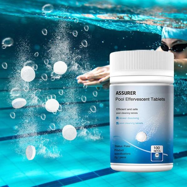 2020 Wholesale 100g Chlorine Tablets Multifunction Instant Disinfection For Swimming Pool Tub Spa Piscina