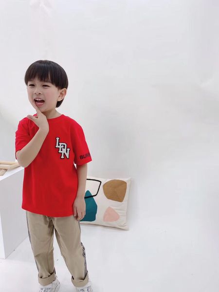 fashion summer children's short sleeve t-shirt baby boy girl cute kid red clothes, Blue
fashion summer children's short sleeve t-shirt baby boy girl cute kid red clothes, Blue
