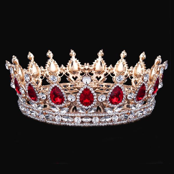 big round tiaras crowns for queen king bride tiara crown headdress crystal diadem prom wedding hair jewelry bridal accessories j190701, Golden;white
big round tiaras crowns for queen king bride tiara crown headdress crystal diadem prom wedding hair jewelry bridal accessories j190701, Golden;white