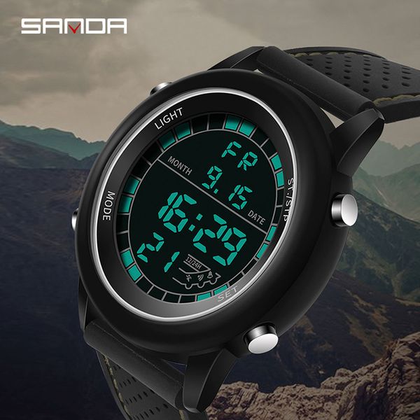 digital mens watches steel case military sport watches waterproof clock silicone strap male relogio masculino, Slivery;brown
digital mens watches steel case military sport watches waterproof clock silicone strap male relogio masculino, Slivery;brown
