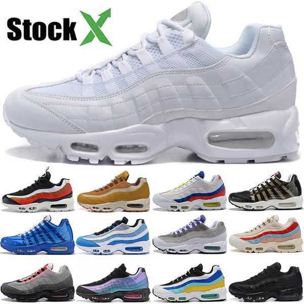 95 95s classic triple white men brand designer running shoes black red throwback future women plant color og grape sneakers chaussures, White;red
95 95s classic triple white men brand designer running shoes black red throwback future women plant color og grape sneakers chaussures, White;red