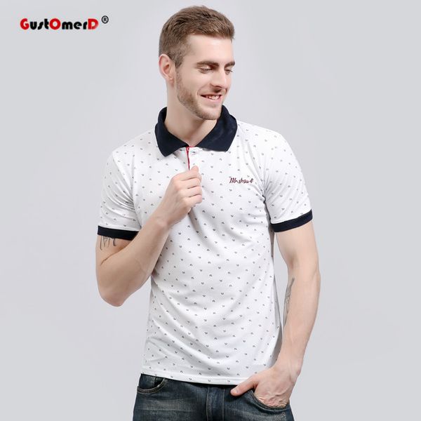Us Size S -Xxl 2017 Summer Fashion Brand Clothing Polo Shirt Slim Fit Print Polos Casual Short Sleeve Social Polo Shirt Men
Us Size S -Xxl 2017 Summer Fashion Brand Clothing Polo Shirt Slim Fit Print Polos Casual Short Sleeve Social Polo Shirt Men