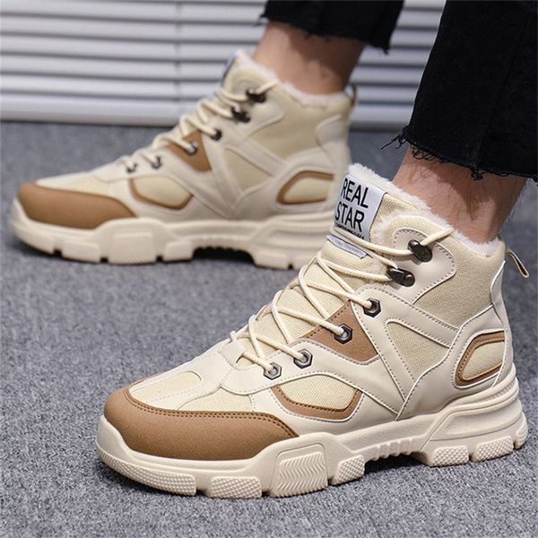 plus size men's winter ankle boots sneakers warm keep lace up snow boots for male warm short plush short shoes, Black
plus size men's winter ankle boots sneakers warm keep lace up snow boots for male warm short plush short shoes, Black