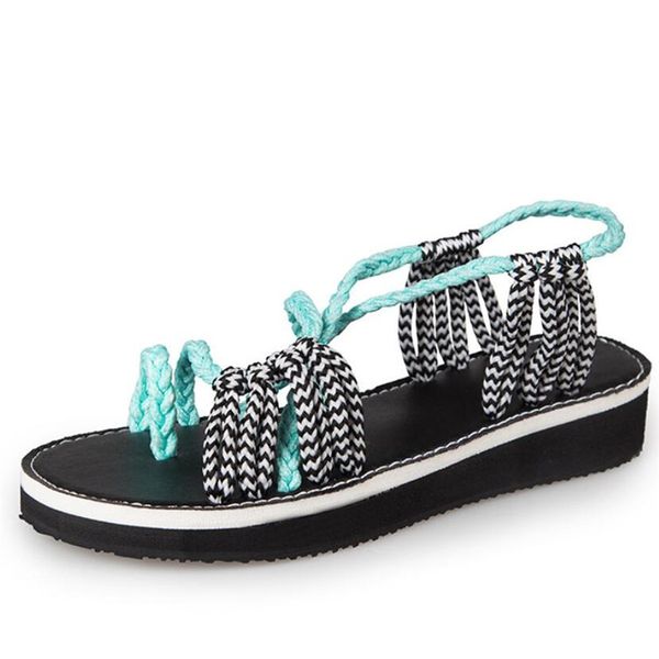 2020 women's sandals large size women's sandals rope knot summer gladiator beach open toe flat shoes, Black
2020 women's sandals large size women's sandals rope knot summer gladiator beach open toe flat shoes, Black