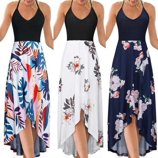 black floral print patchwork backless high low hem slip summer long dress women boho elegant sling cami pleated dresses vestidos, Black;gray
black floral print patchwork backless high low hem slip summer long dress women boho elegant sling cami pleated dresses vestidos, Black;gray