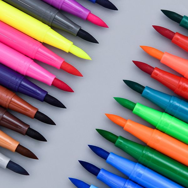 water color pen soft head washable set children's diy painting graffiti stationery pinturas pastel colores drawing 12 /14/ 36
water color pen soft head washable set children's diy painting graffiti stationery pinturas pastel colores drawing 12 /14/ 36