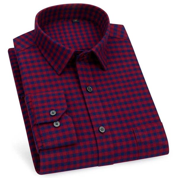 men's casual shirts 2021 fashion long sleeved men 100% cotton brushed shirt mens slim fit male business plaid dress clothing, White;black
men's casual shirts 2021 fashion long sleeved men 100% cotton brushed shirt mens slim fit male business plaid dress clothing, White;black