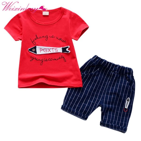 baby boy clothes set cartoon letter t-shirt + stripe shorts baby clothes beach boy t-shirt summer 2018, White
baby boy clothes set cartoon letter t-shirt + stripe shorts baby clothes beach boy t-shirt summer 2018, White