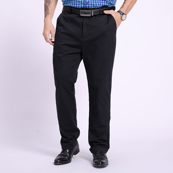 men's casual pants 2019 new men's large size elastic casual pants business straight loose large, Black
men's casual pants 2019 new men's large size elastic casual pants business straight loose large, Black