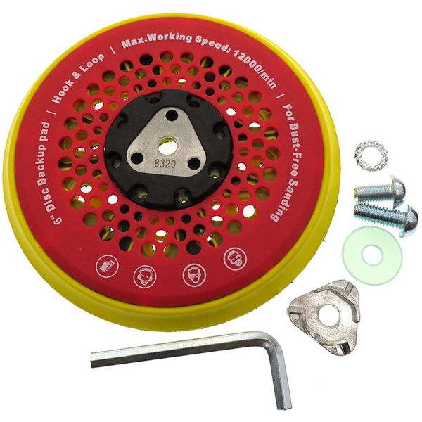 6 inch 150mm 53-hole sanding pad multi-functional dust backing plate hook and loop
6 inch 150mm 53-hole sanding pad multi-functional dust backing plate hook and loop