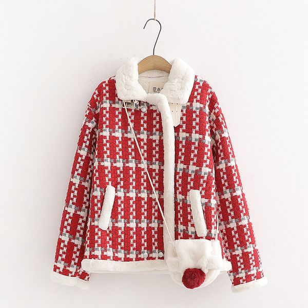 thick loose loose japanese plaid woolen coat women autumn and winter new stand-up collar wild long sleeve woolen coat, Black
thick loose loose japanese plaid woolen coat women autumn and winter new stand-up collar wild long sleeve woolen coat, Black