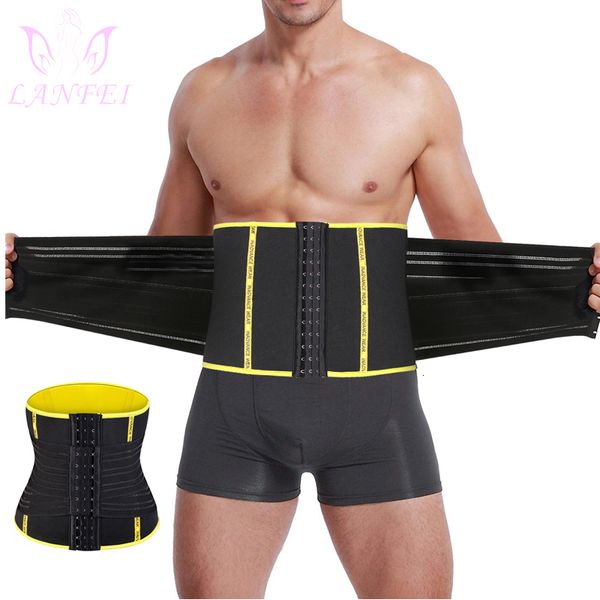 double lanfei men waist trainer strong compression pull straps wasit trimmer body shaper belt neoprene sweat slimming shapewear
double lanfei men waist trainer strong compression pull straps wasit trimmer body shaper belt neoprene sweat slimming shapewear