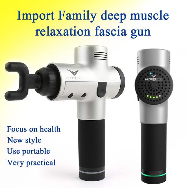 

new arrival massage gun percussion massager muscle vibrating relaxing tools therapy fitness trainer deep relax fascia gun device