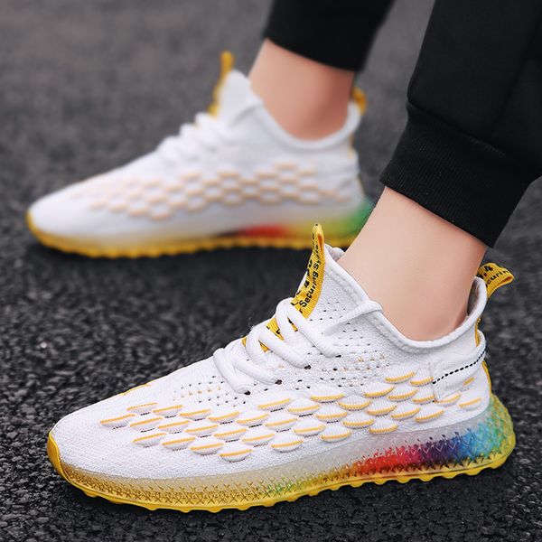 mens summer running shoes breathable mesh road running sports shoes popular new trend color soles sports men 
mens summer running shoes breathable mesh road running sports shoes popular new trend color soles sports men