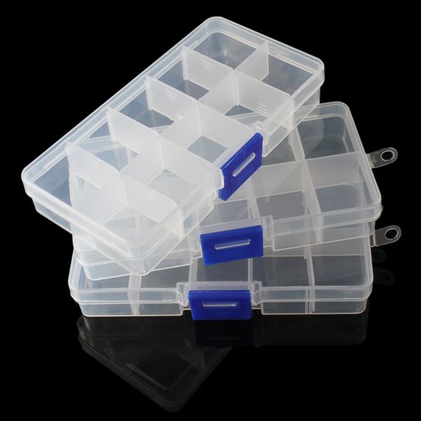10 grids compartment adjustable jewelry tool necklace hard transparent plastic storage box case holder craft organizer
10 grids compartment adjustable jewelry tool necklace hard transparent plastic storage box case holder craft organizer