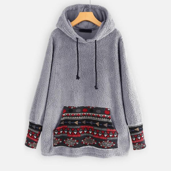 #winter women hoodie pullover coat ethnic print patchwork fleece jacket long sleeve loose sweatshirt oversize outwear plus size, Black
#winter women hoodie pullover coat ethnic print patchwork fleece jacket long sleeve loose sweatshirt oversize outwear plus size, Black