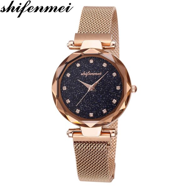 shifenmei 1136 fashion ladies watch women quartz wristwatch mesh steel female watches magnetic feminino relogio, Slivery;brown
shifenmei 1136 fashion ladies watch women quartz wristwatch mesh steel female watches magnetic feminino relogio, Slivery;brown