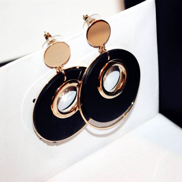 fashion- red 2 color earrings, european and american hyperbole big round temperament ear nail, log eardrop, Silver
fashion- red 2 color earrings, european and american hyperbole big round temperament ear nail, log eardrop, Silver