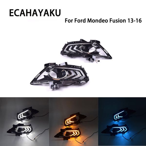 ecahayaku led drl daytime running light 3 colors in one light for ford mondeo fusion 2013 2014 2015 2016 with fog lamp hole
ecahayaku led drl daytime running light 3 colors in one light for ford mondeo fusion 2013 2014 2015 2016 with fog lamp hole