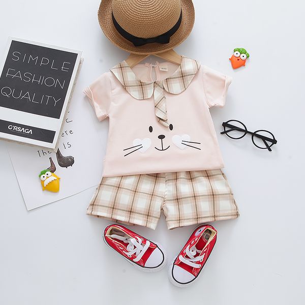 summer baby girls cartoon o-neck short sleeve cotton t shirt + shorts two-piece sets 2020 new arrival, White
summer baby girls cartoon o-neck short sleeve cotton t shirt + shorts two-piece sets 2020 new arrival, White