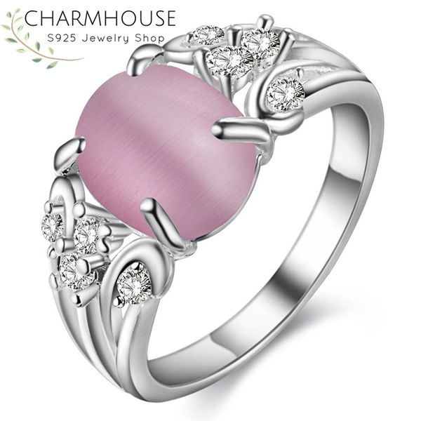 charmhouse sterling silver rings for women opal stone finger ring bague femme anel fashion wedding bridal jewelry accessories, Golden;silver
charmhouse sterling silver rings for women opal stone finger ring bague femme anel fashion wedding bridal jewelry accessories, Golden;silver