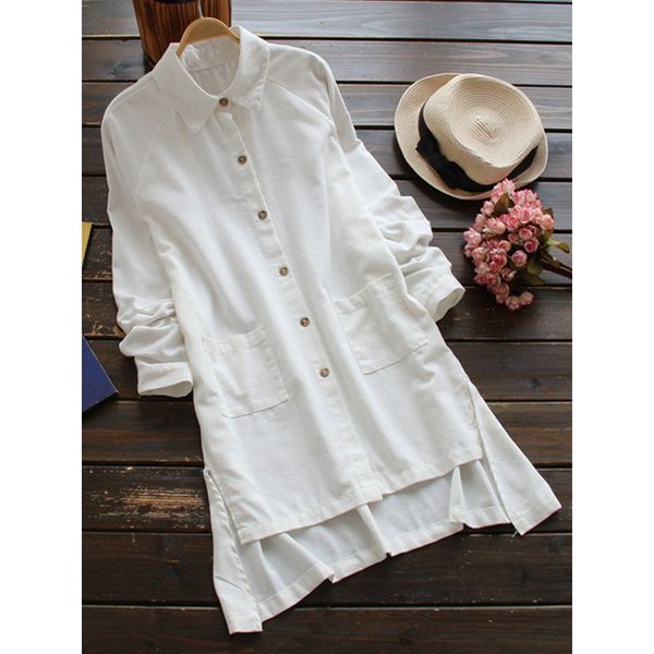 women blouse shirt 2018 spring summer office lady elegant loose long sleeve plus size casual linen blusa feminina sj289v, White
women blouse shirt 2018 spring summer office lady elegant loose long sleeve plus size casual linen blusa feminina sj289v, White