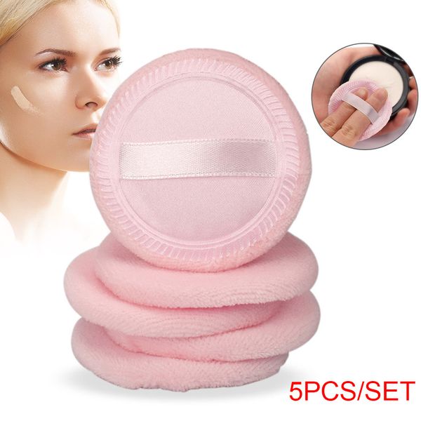 5 pcs women lady facial face powder puff soft beauty cosmetic makeup tool hb88